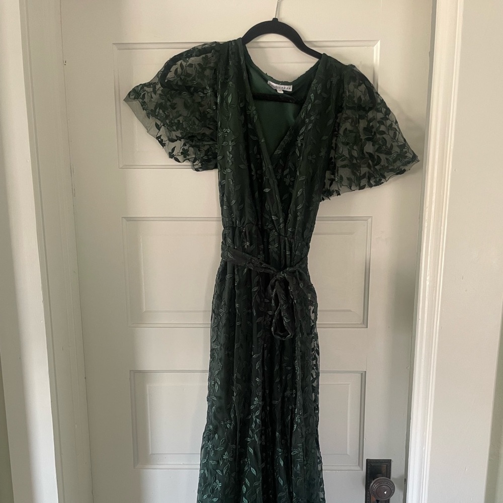 Baltic Born Marseille Embossed Maxi Dress
